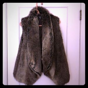 Faux Fur oversized vest